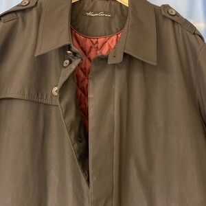 Kenneth Cole, New York black raincoat